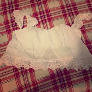 Fashion Nova white crop top